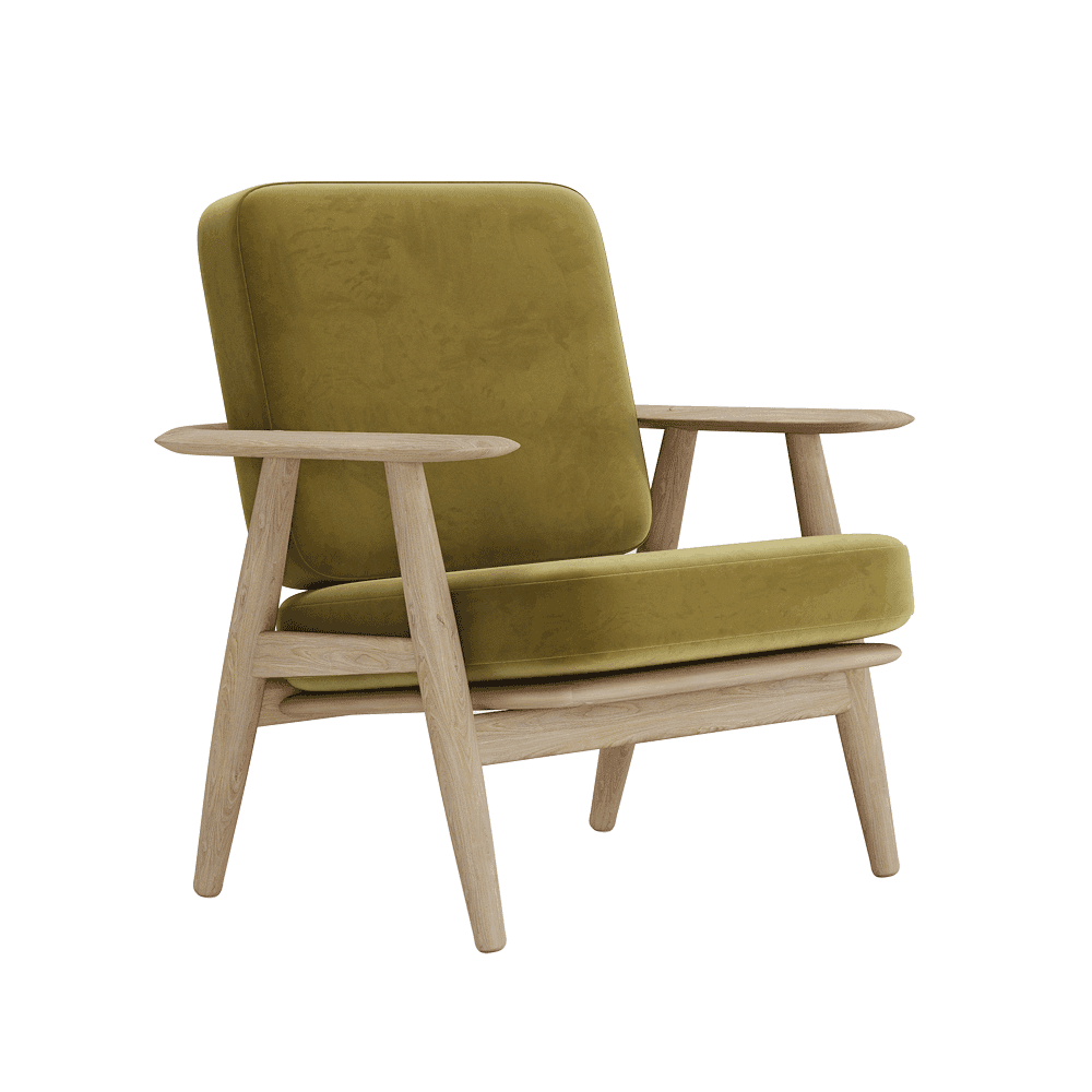Voir l'image en plein écran Jeu de coussins pour Wegner GE 240/290 en velours