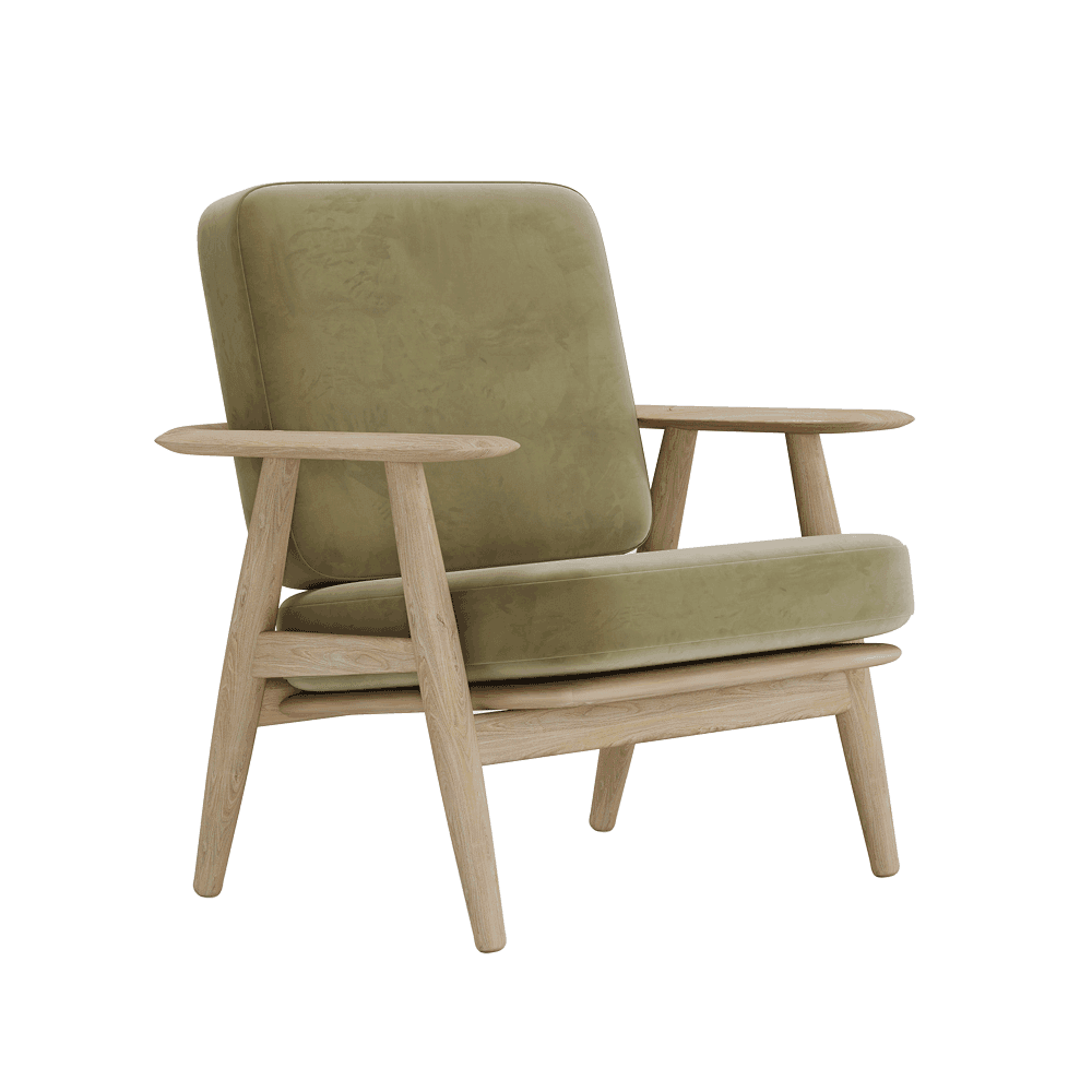 Voir l'image en plein écran Jeu de coussins pour Wegner GE 240/290 en velours