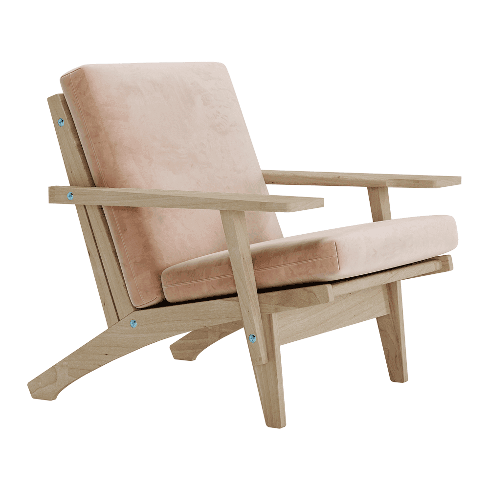Voir l'image en plein écran Jeu de coussins pour Wegner GE 370 en velours