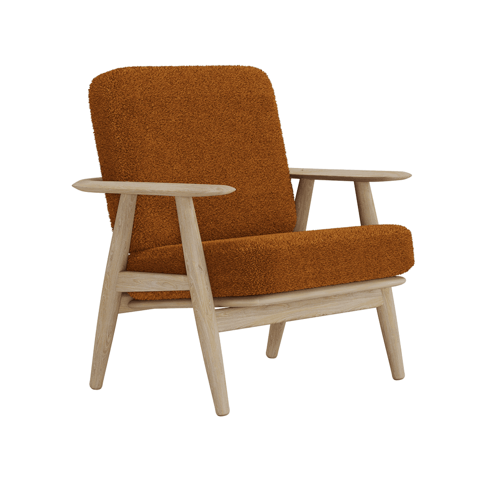 Voir l'image en plein écran Jeu de coussins pour Wegner GE 240/290 en bouclé
