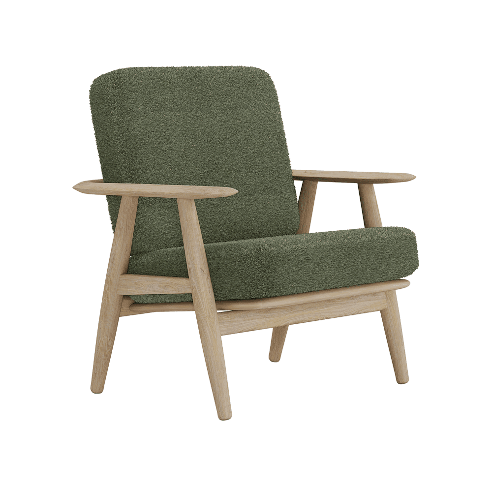 Voir l'image en plein écran Jeu de coussins pour Wegner GE 240/290 en bouclé