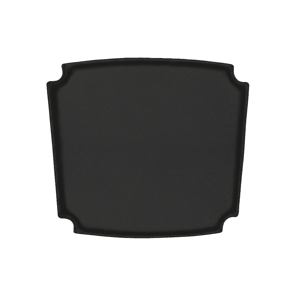 View image full screen Fauteuil en cuir CH24