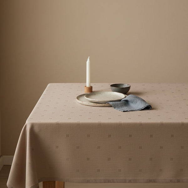 Nappe Jacquard - Nutmeg brown - D1052.