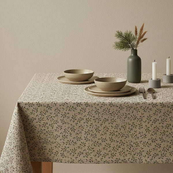Nappe de Noël - Little Holly Branch