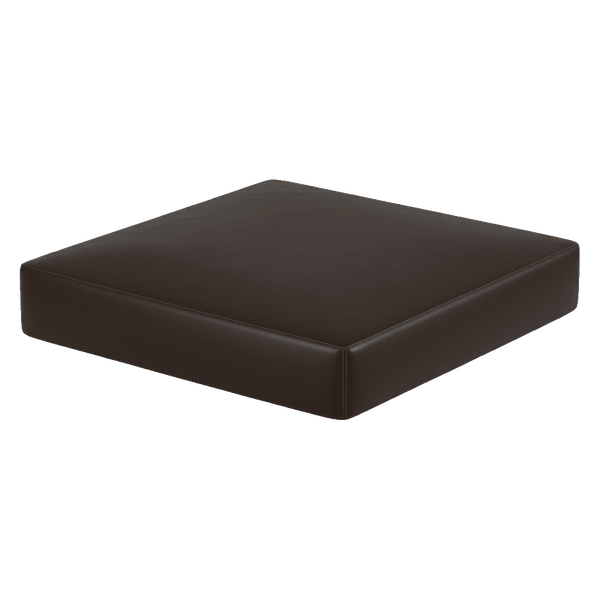 Coussin en cuir - Dark brown - S3002
