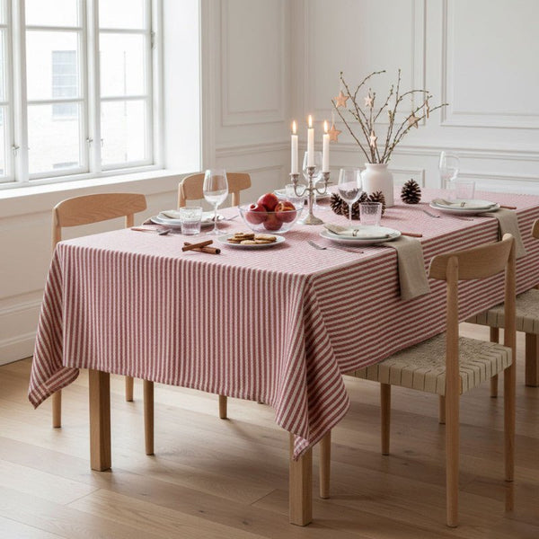 Nappe de Noël Santa en lin