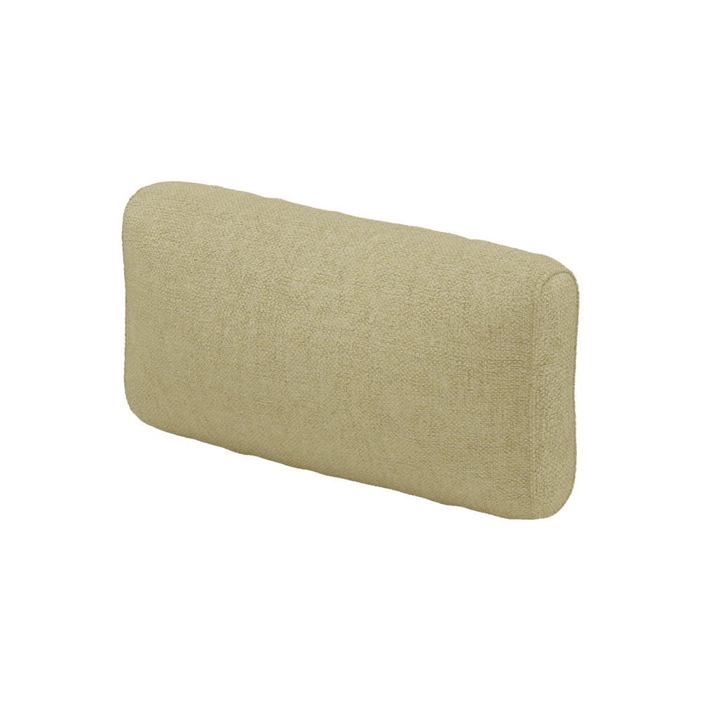 Coussin de dossier souple sur mesure en laine