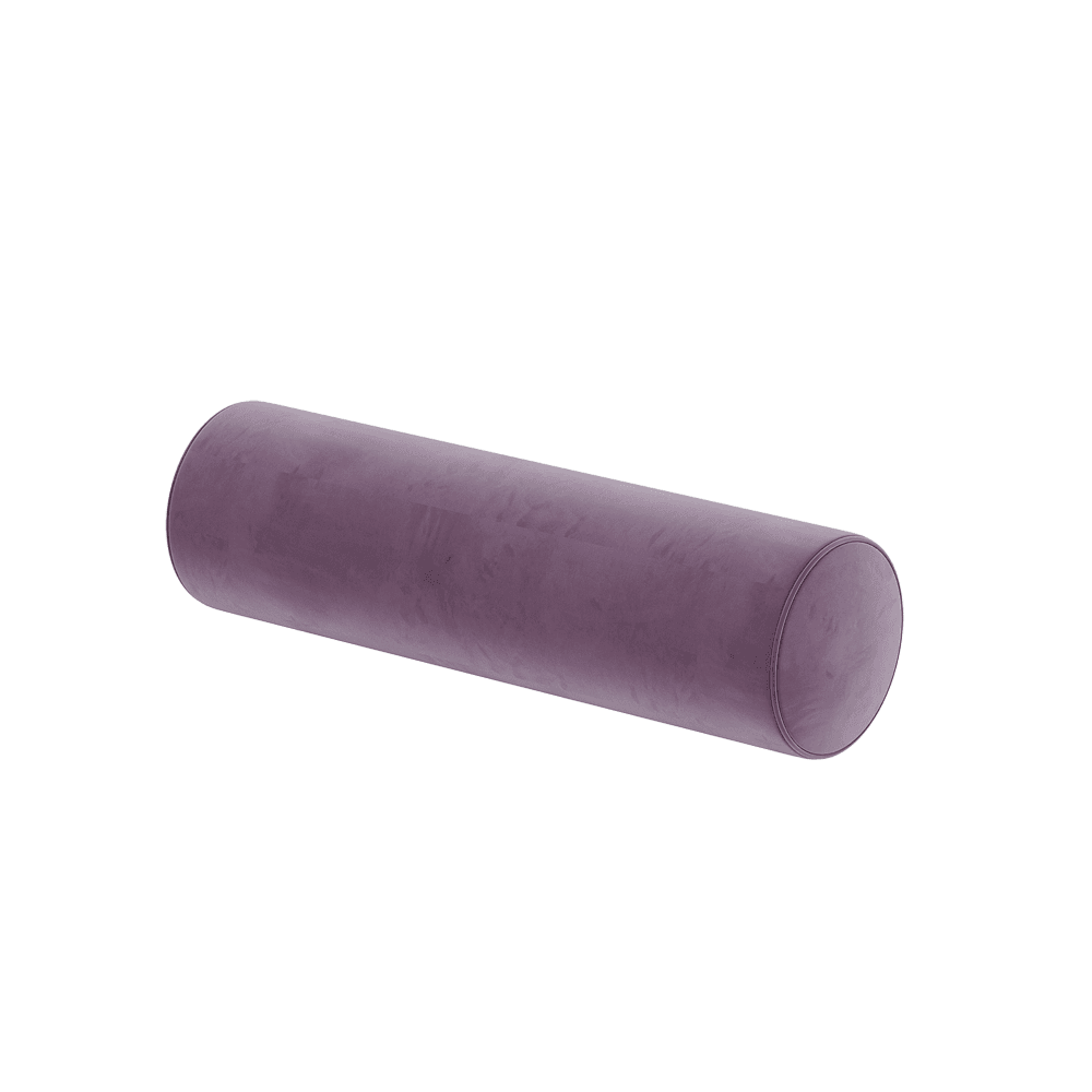 Coussin cylindrique sur mesure en velours