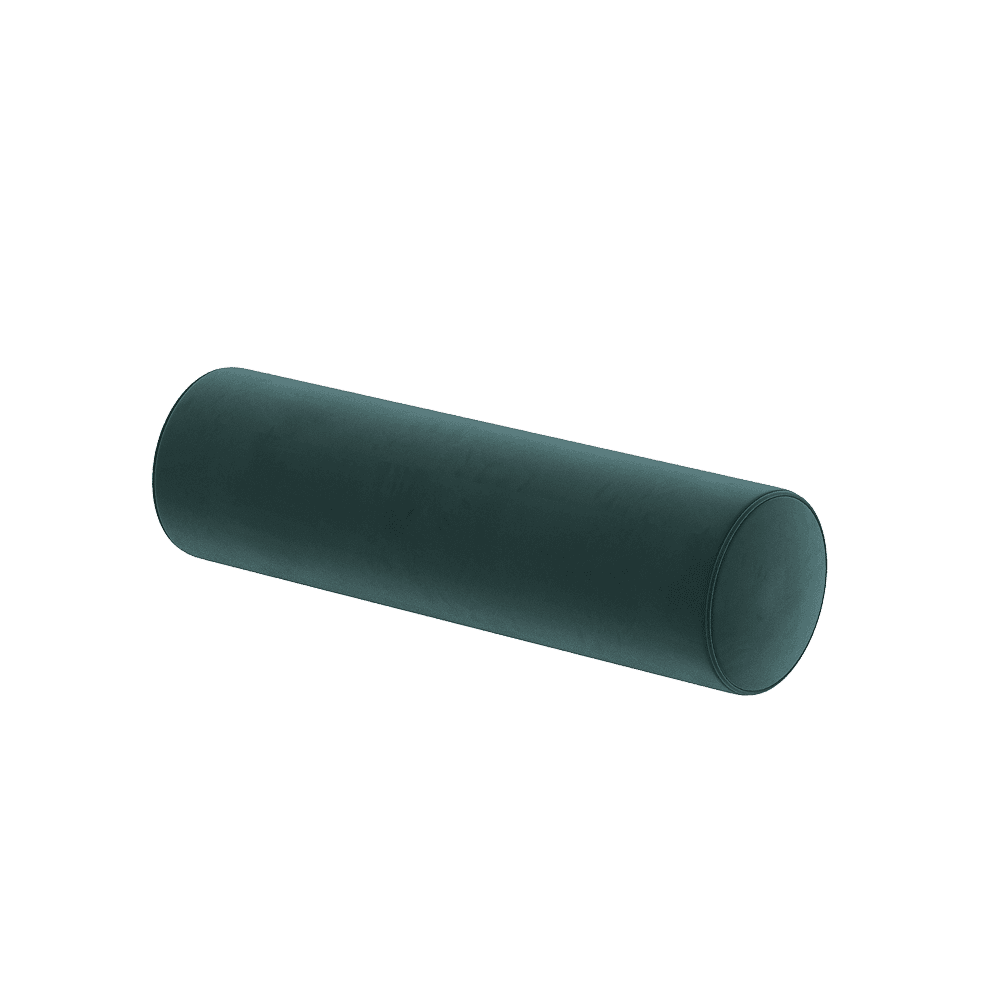 Coussin cylindrique sur mesure en velours
