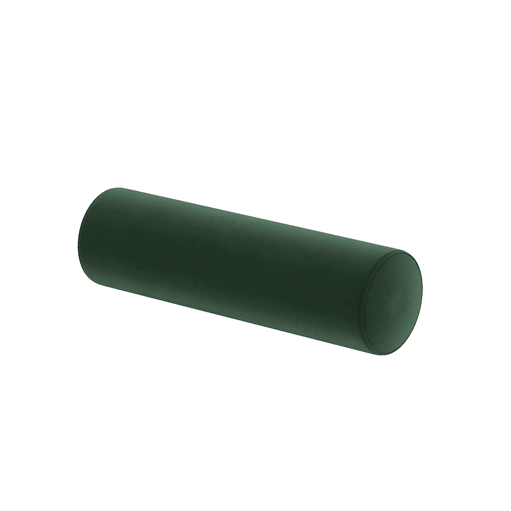Coussin cylindrique sur mesure en velours