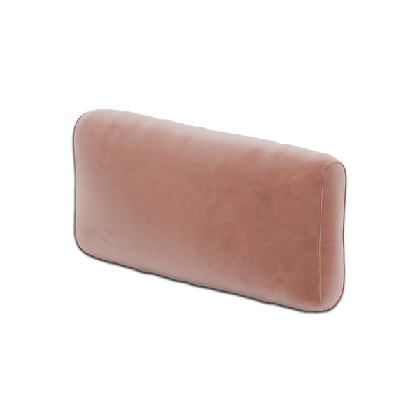 Coussin de dossier souple sur mesure en Velour - Nostalgia. - S6003