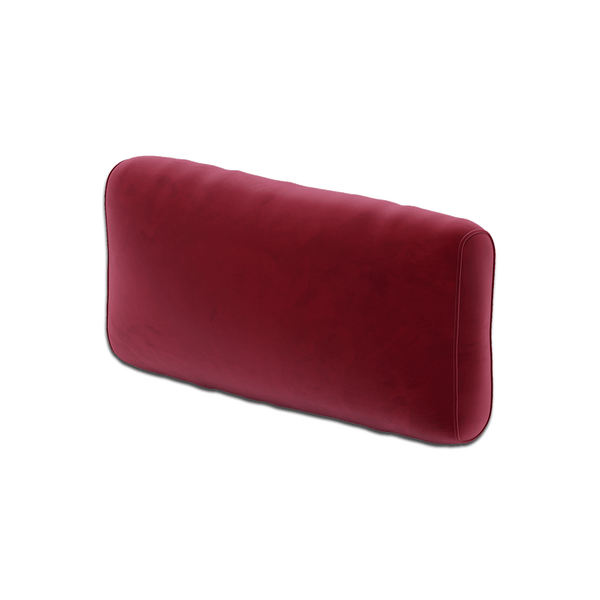 Coussin de dossier souple sur mesure en Velour - Vino. - S6008
