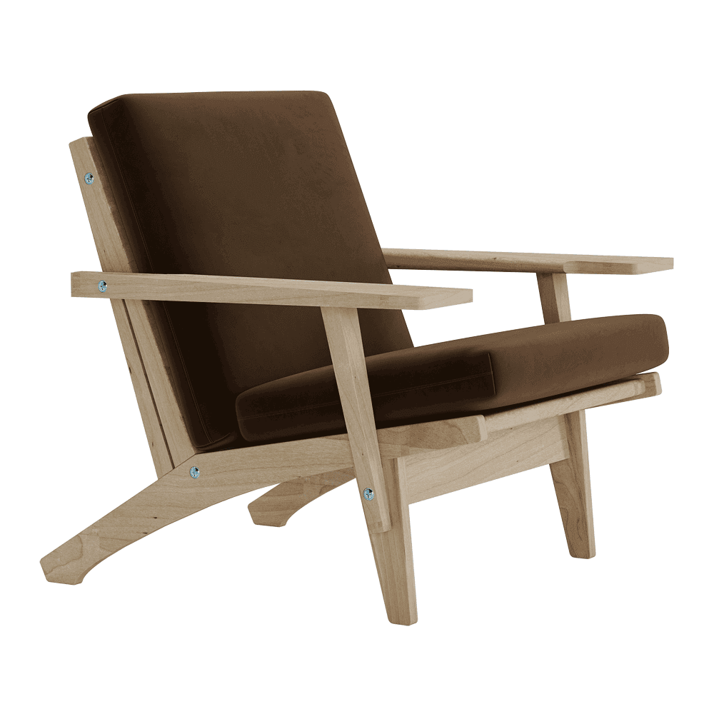 Jeu de coussins pour Wegner GE 370 en velours