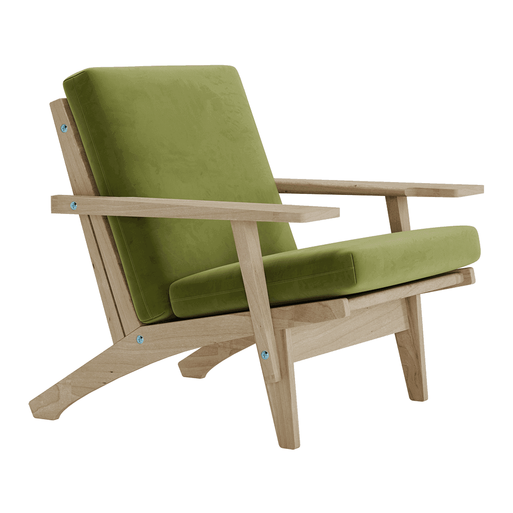 Jeu de coussins pour Wegner GE 370 en velours