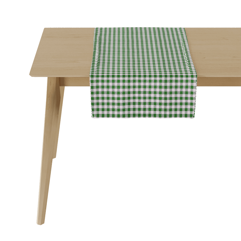 Chemin de table à carreaux