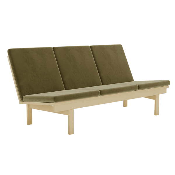 Jeu de coussins pour Wegner GE 240/290 en velours - Velour - Mushroom - S6011.