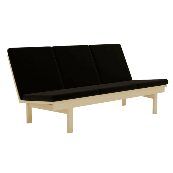 Jeu de coussins pour Wegner GE 240/290 en velours - Velour - Black - S6014.