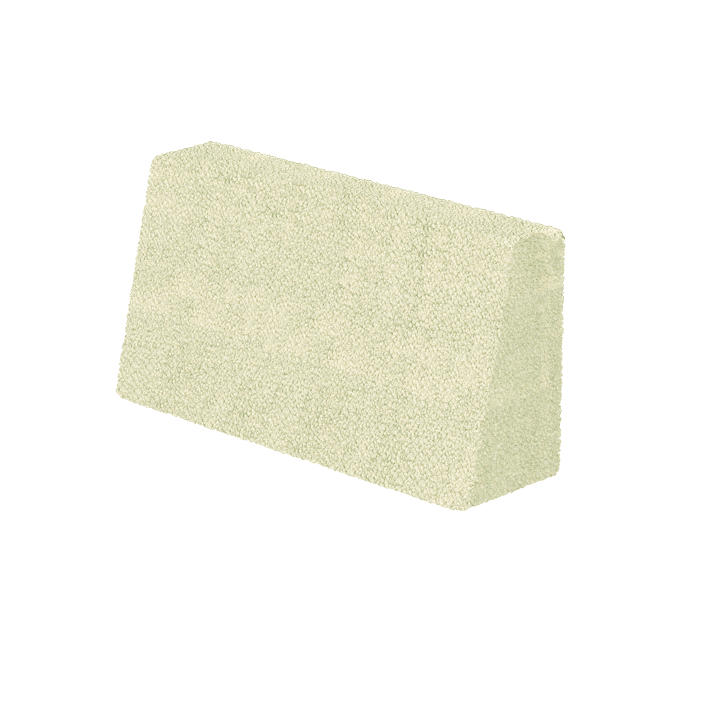 Coussin de dossier incliné sur mesure en bouclé