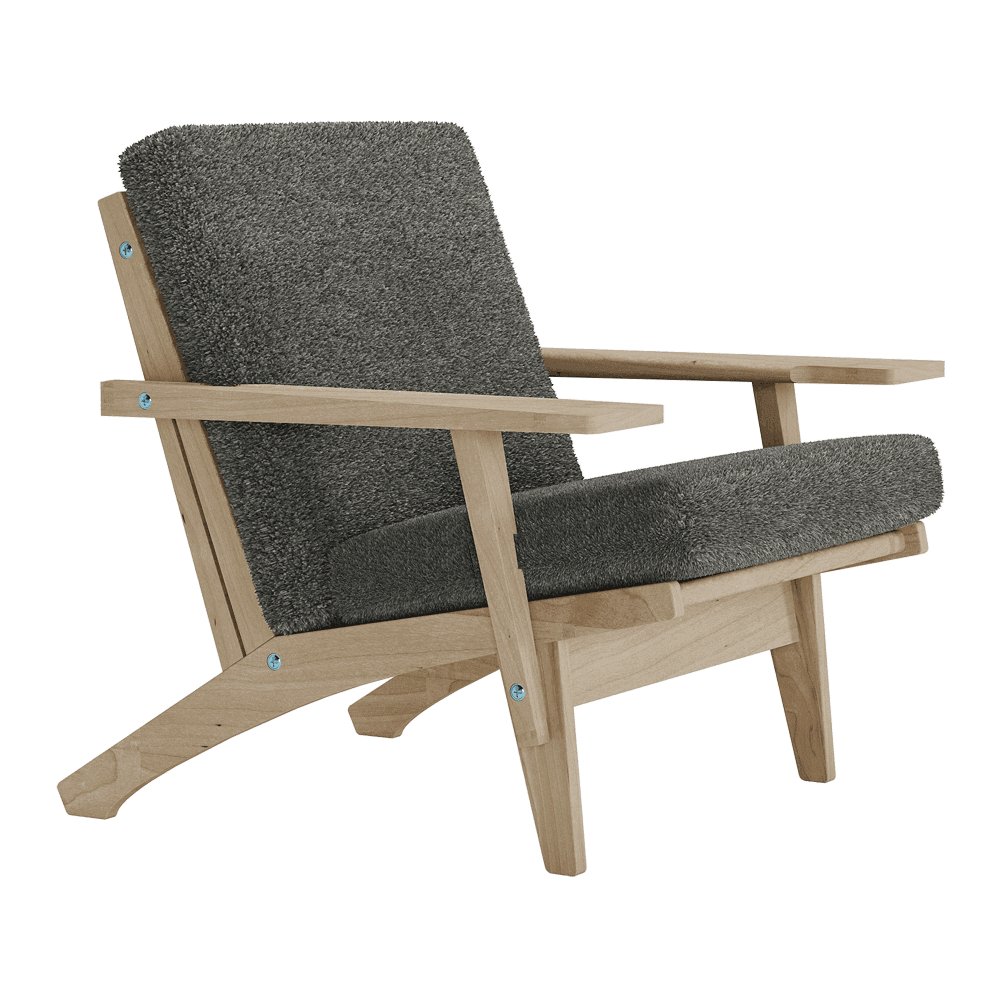 Jeu de coussins pour Wegner GE 370 en bouclé