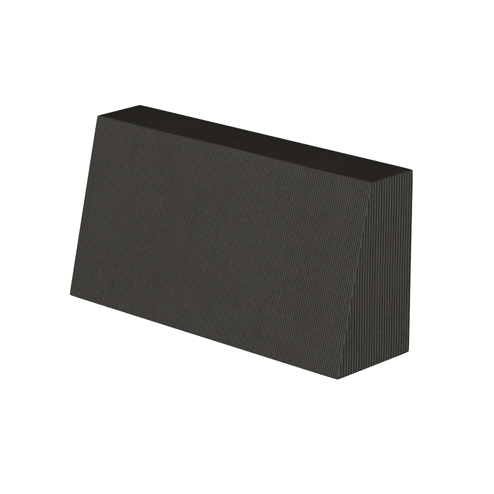 Coussin de dossier incliné sur mesure en Velvet