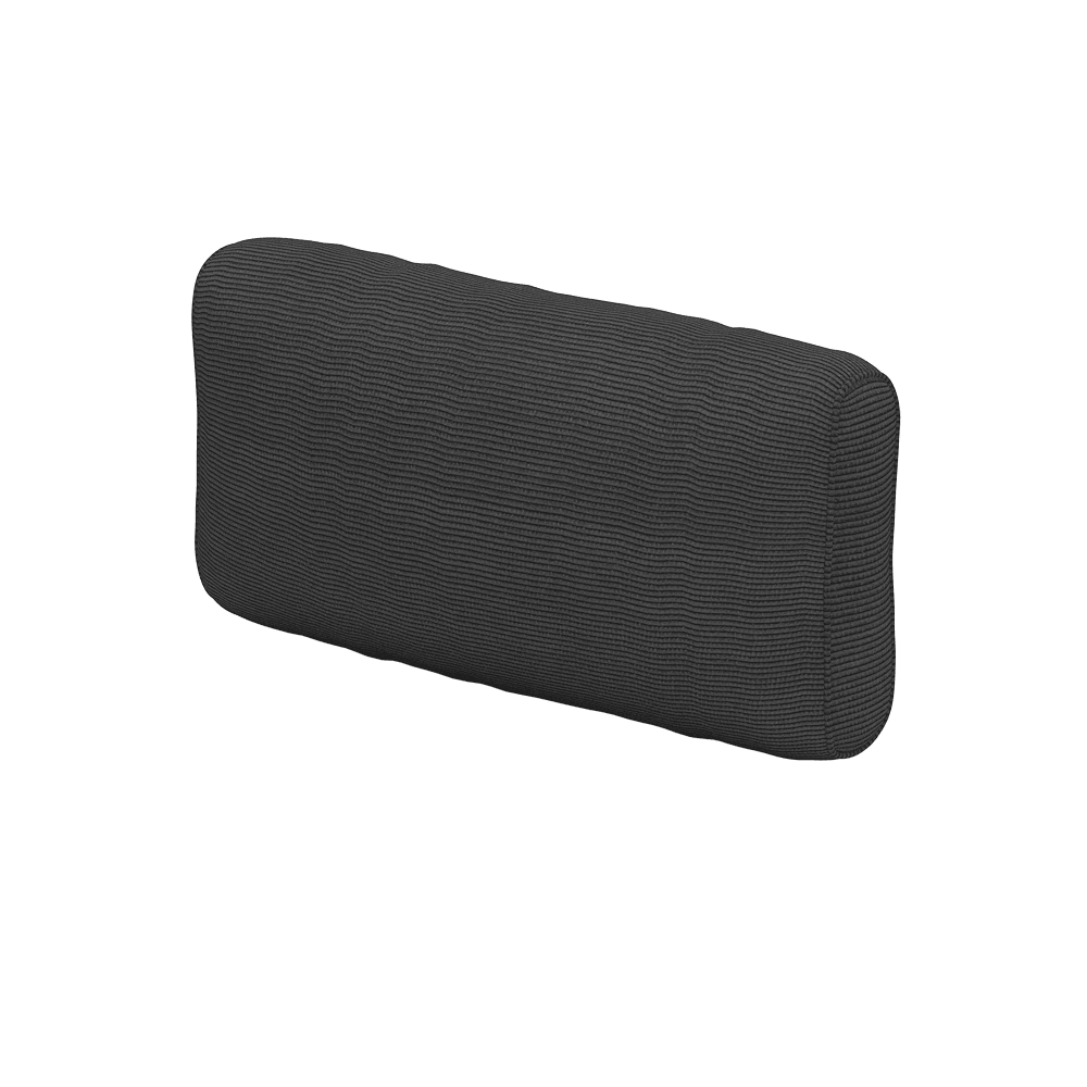 Coussin de dossier souple sur mesure en Velvet