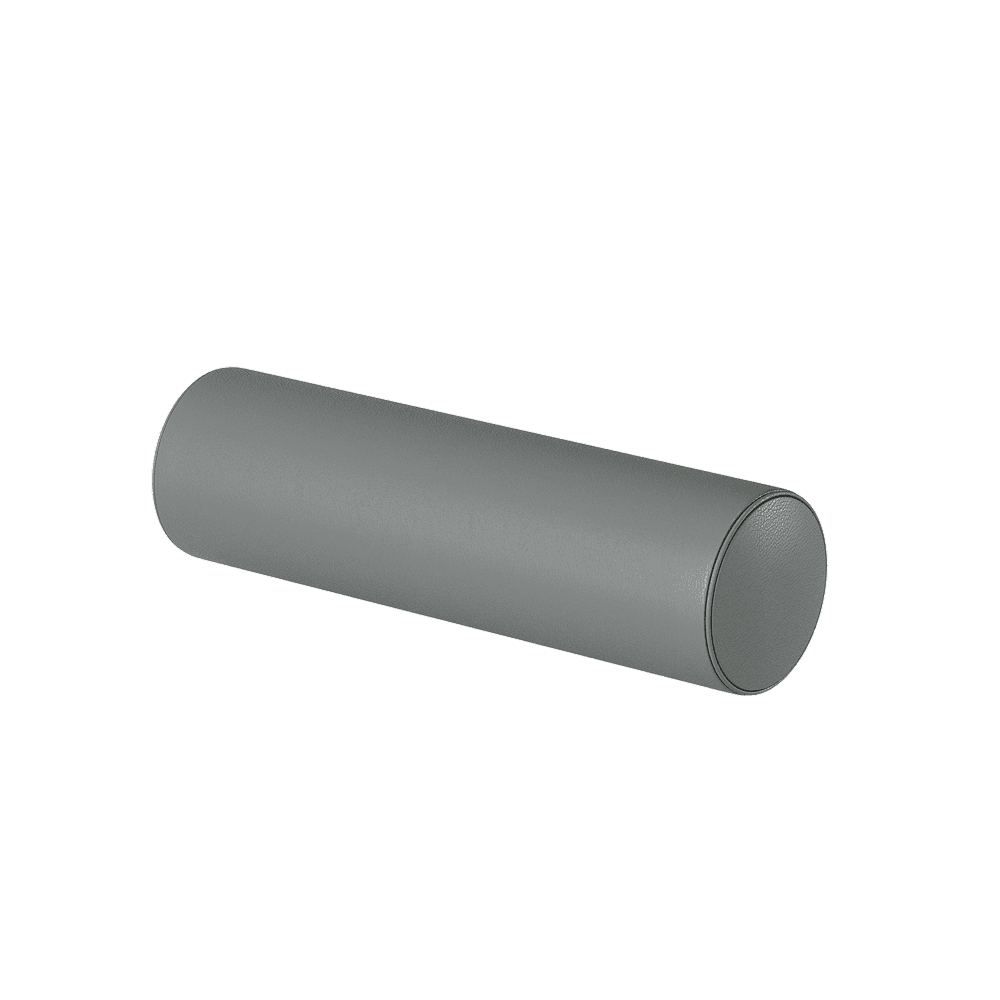 Coussin cylindrique sur mesure en similicuir