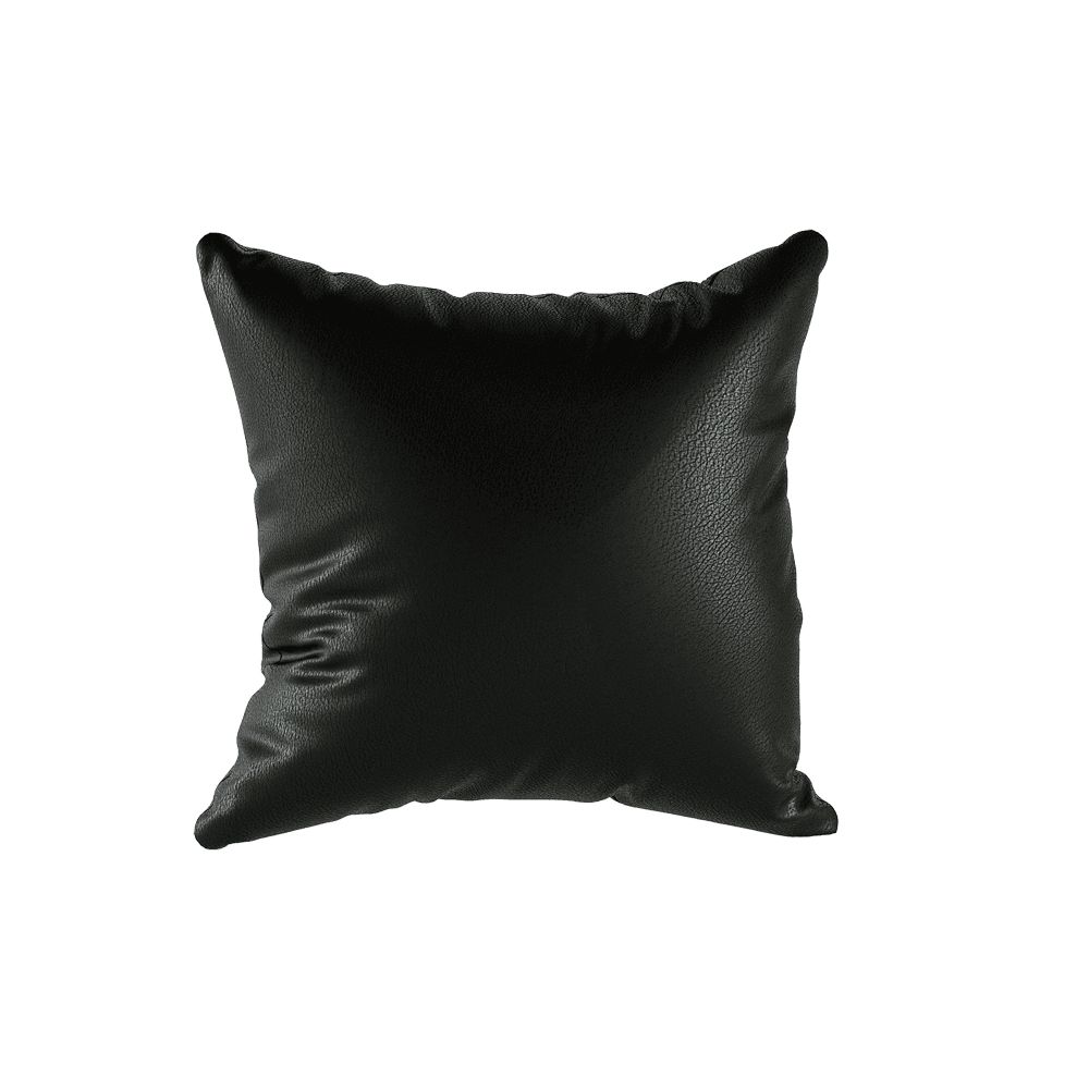 Coussin décoratif sur mesure en similicuir