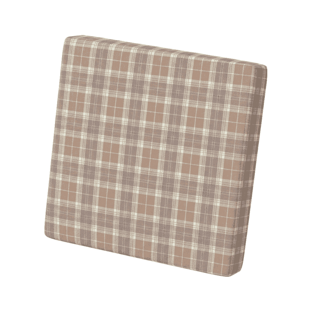 Coussin de dossier sur mesure en laine à motifs