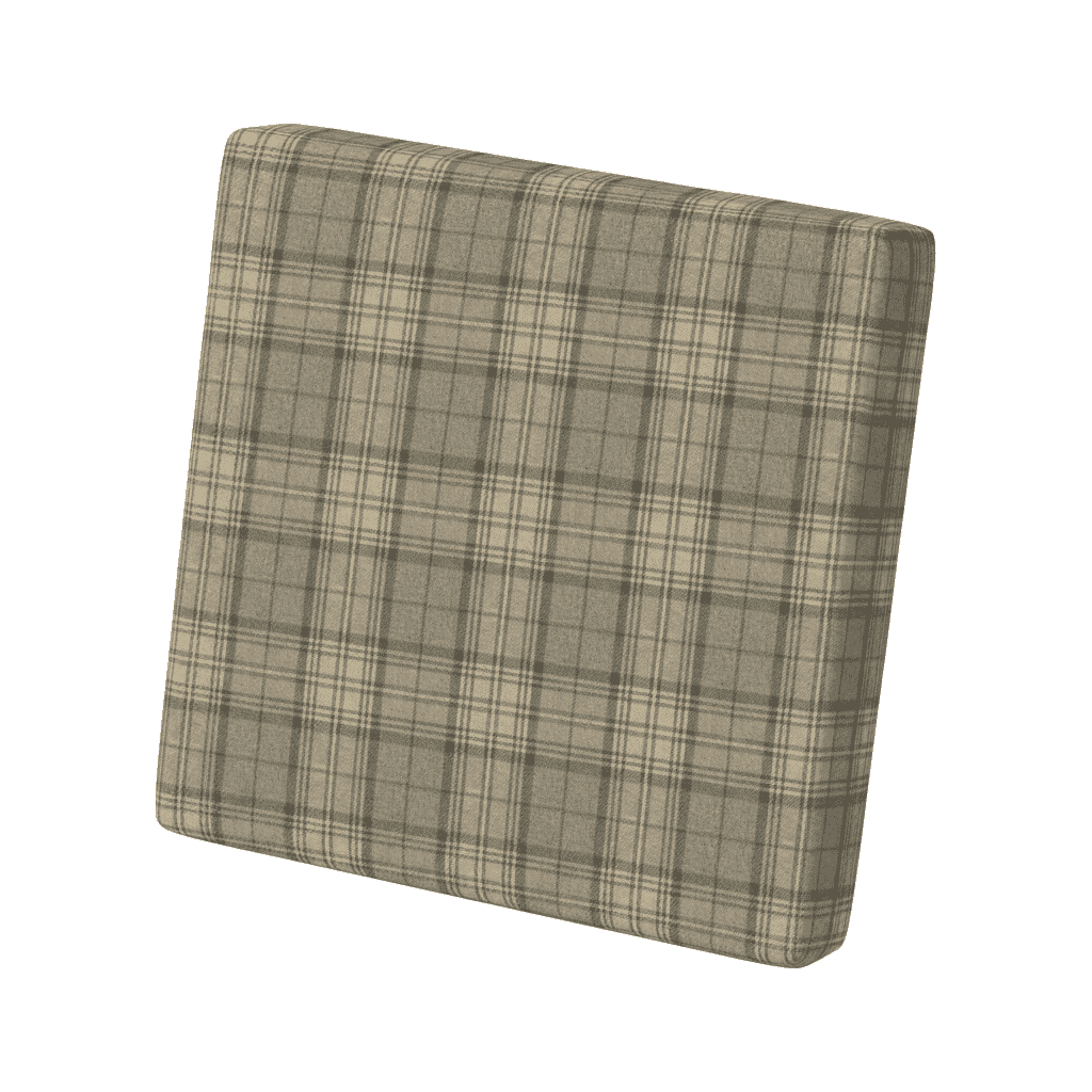 Coussin de dossier sur mesure en laine à motifs