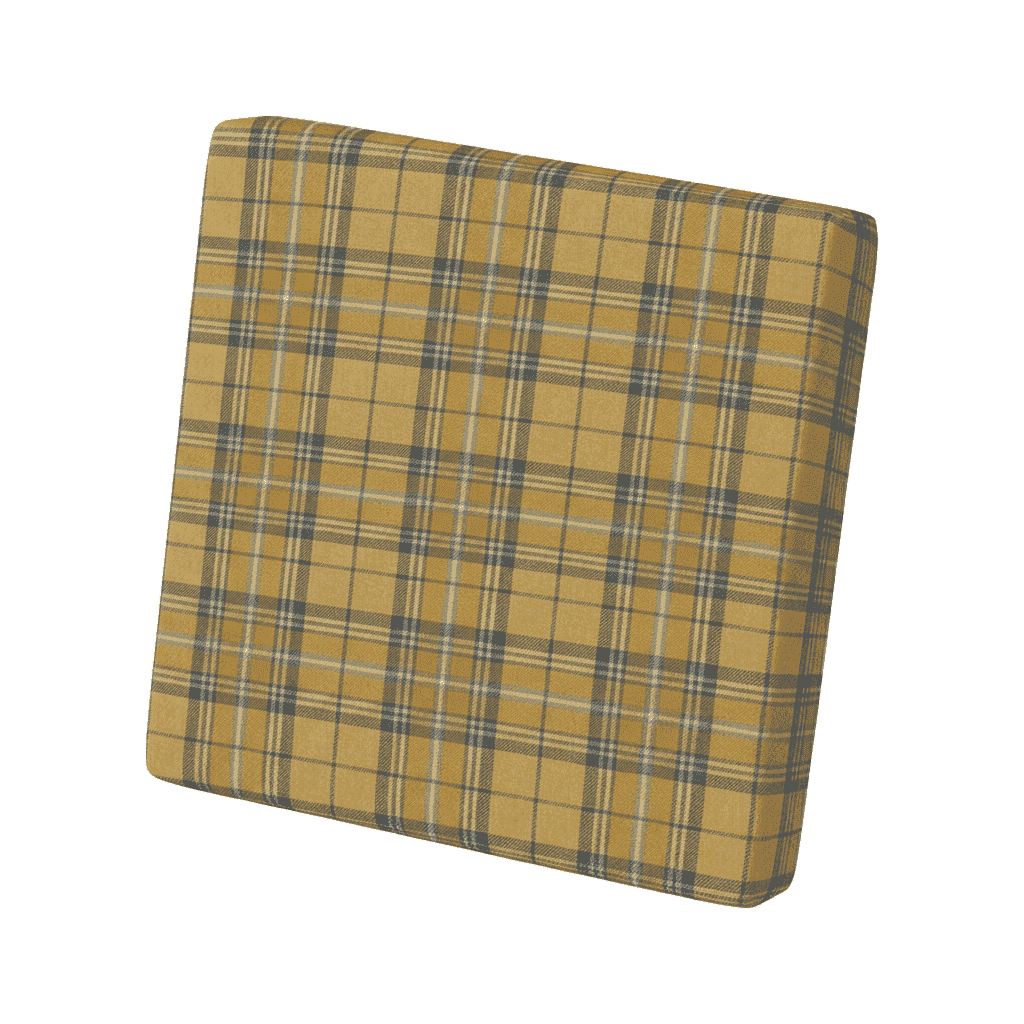 Coussin de dossier sur mesure en laine à motifs