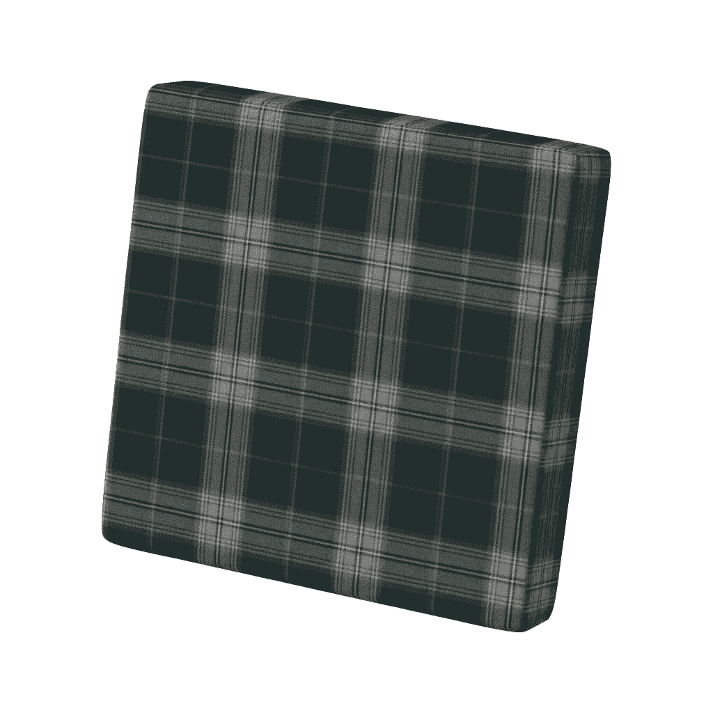 Coussin de dossier sur mesure en laine à motifs