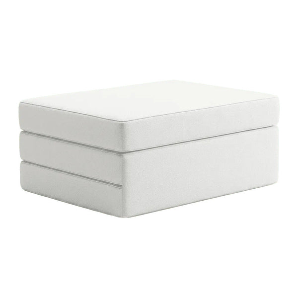 Matelas pliable sur mesure en similicuir - Snow - S3100