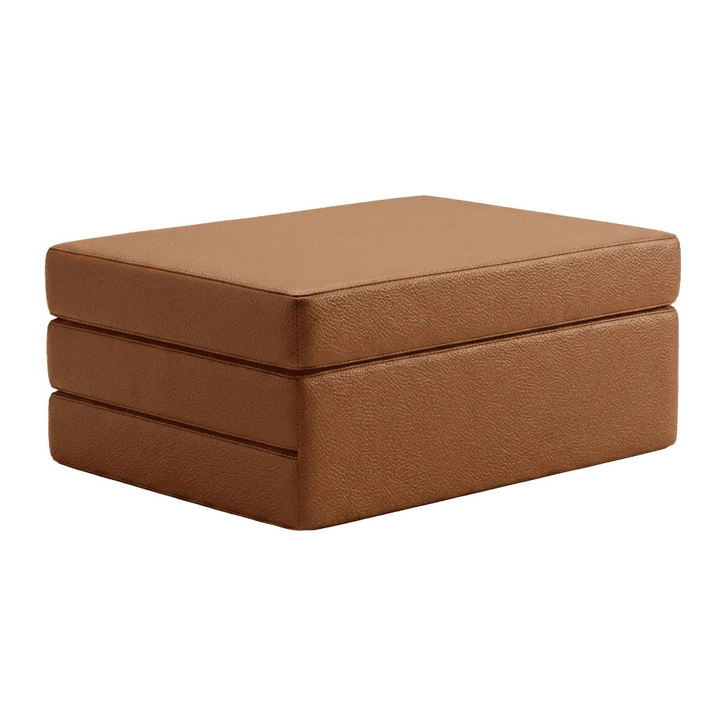 Matelas pliable sur mesure en similicuir