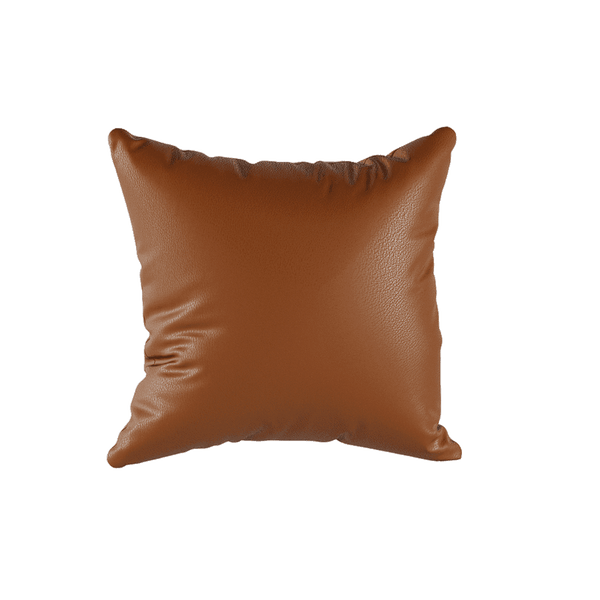Coussins Décoratifs en cuir - Cognac - S3000'