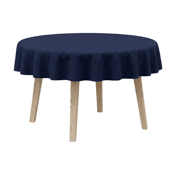 Nappe Ronde - Marine - D1033´