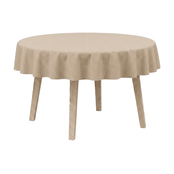 Nappe Ronde - Coton - Creme - D1011¨