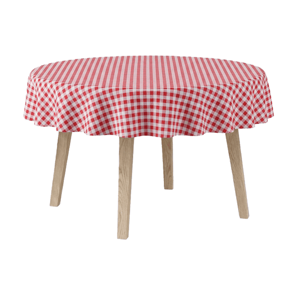 Nappe Ronde - Coton - Red check - D1022¨