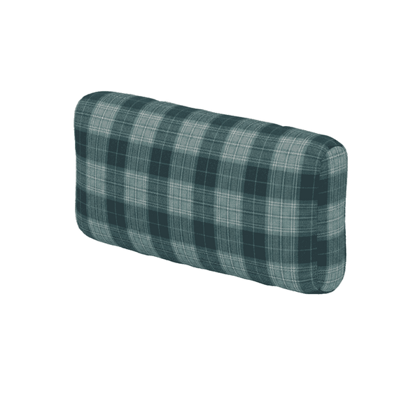 Coussin de dossier souple sur mesure en laine à motifs - Midnight Navy - S7209