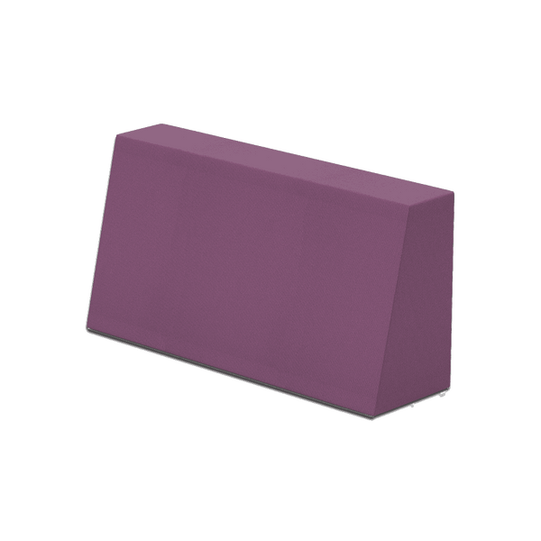 Coussin de dossier incliné sur mesure en Sunbrella - Malva - S4237