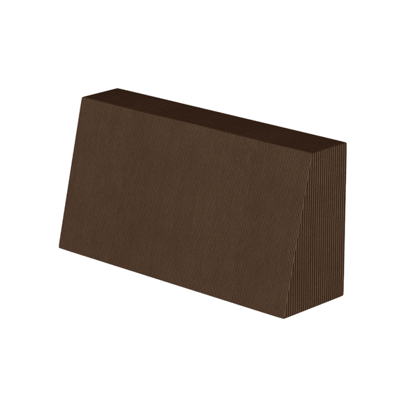 Coussin de dossier incliné sur mesure en Velvet - Walnut - S2513: