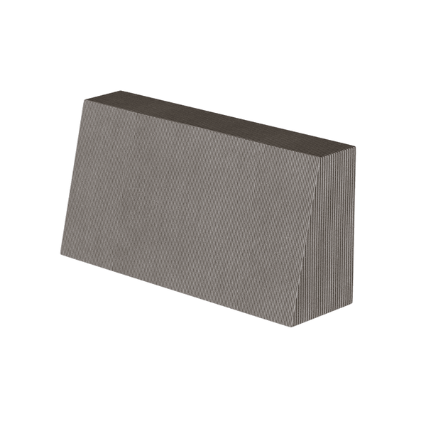 Coussin de dossier incliné sur mesure en Velvet - Lava - S2510: